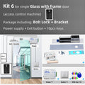 RFID Access Control System Electronic Gate Opener Home Garage Set Eletric Magnetic RFID Smart Door Lock Kit Automatic Controller
