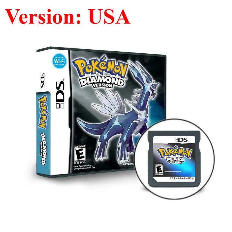 USA Pokemon NDS Game Card 3DS 2DS DS Card SoulSilver HeartGold Platinum Game Card Game Card BLACK Collecting Hobbies Gifts
