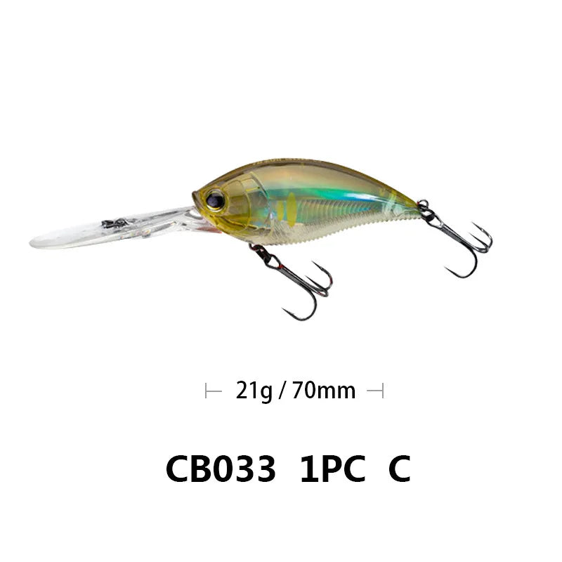 70mm/21g 75mm/22.5g Crankbait Fishing Lures Artificial | SAMAG