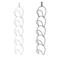 5Pcs Hat Rack Iron Punching Free Multi Layer Multifunctional Space Saving Hat Hanger Holder