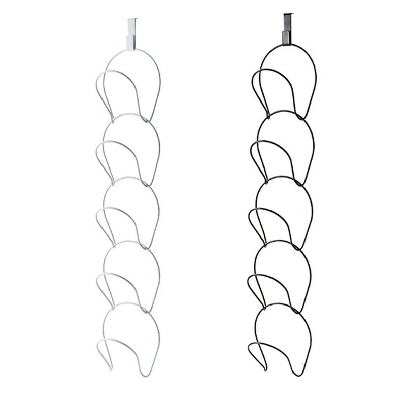 5Pcs Hat Rack Iron Punching Free Multi Layer Multifunctional Space Saving Hat Hanger Holder