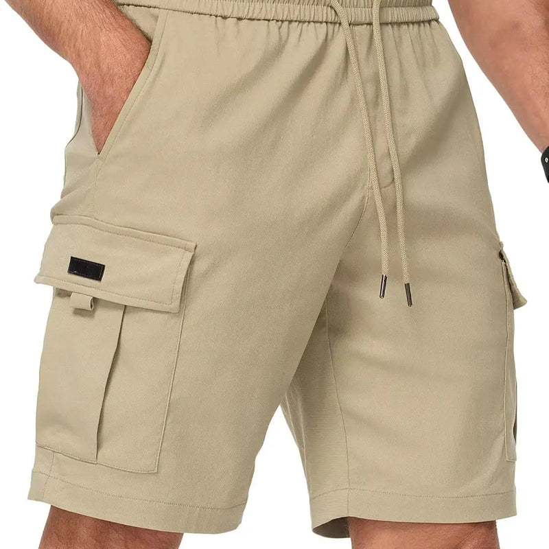 Men's Lightweight Cargo Shorts Multi Pocket Casual | SAMAG