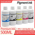 500ML PFI-120 Pigment Ink for Canon TM-200 TM-205 TM-300 TM-305 TM-5300 TM-5305 TM-5200 TM-5205 Printer Filling Ink MBK C M Y BK
