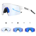 Kapvoe Red Photochromic Cycling Sunglasses for Men Blue | SAMAG