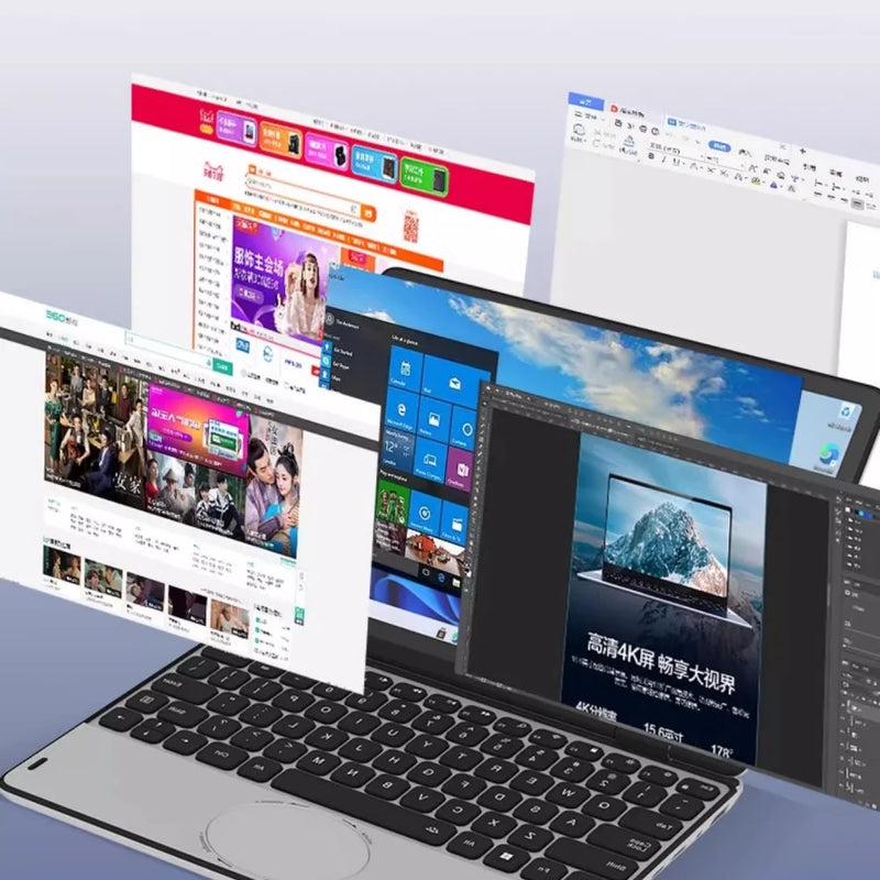 2025 New 11inch facial recognition 16GB Intel Processor N100 Win 11 Laptops Computer Touchscreen Business Notebook PC Computer