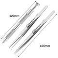 3 Pack Diamond Holder Pick Up Tool - Stainless Steel Tweezers with Claw and Stone Jewelry Grabber - Visuel 7 | SAMAG