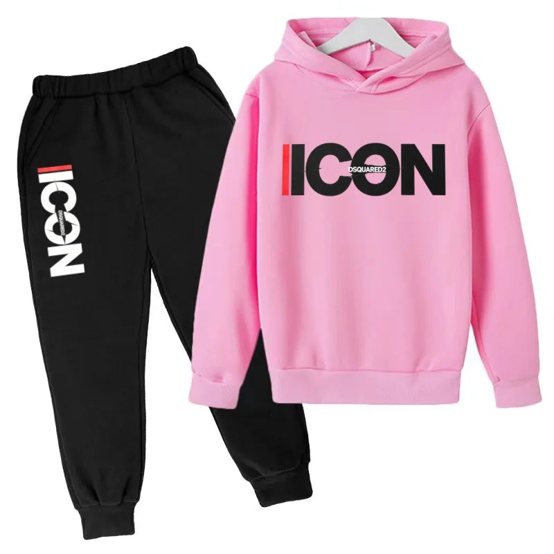 Children's Hooded Sweatshirt with Letters - 3-13 Years | SAMAG