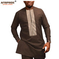 African Men Clothing Casual Tracksuit Dashiki Shirt | SAMAG