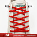 Elastic Lazy Shoelaces Thickened Round Quick Fit One Size Universal Sneaker Accessories For Adults Kids