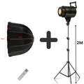 135W Bowens Reflector Video Studio Honeycomb Softbox Photography Light Dimmable LED Light Flash Studio Lighting 3000-6000K