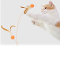 Funny Cat Elastic Ball Toy Interactive Balls Pet Supplies Feather Football Toys Dog Playthings Kitten
