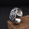 VENTFILLE 925 Sterling Silver Geometric Multilayer Round | SAMAG