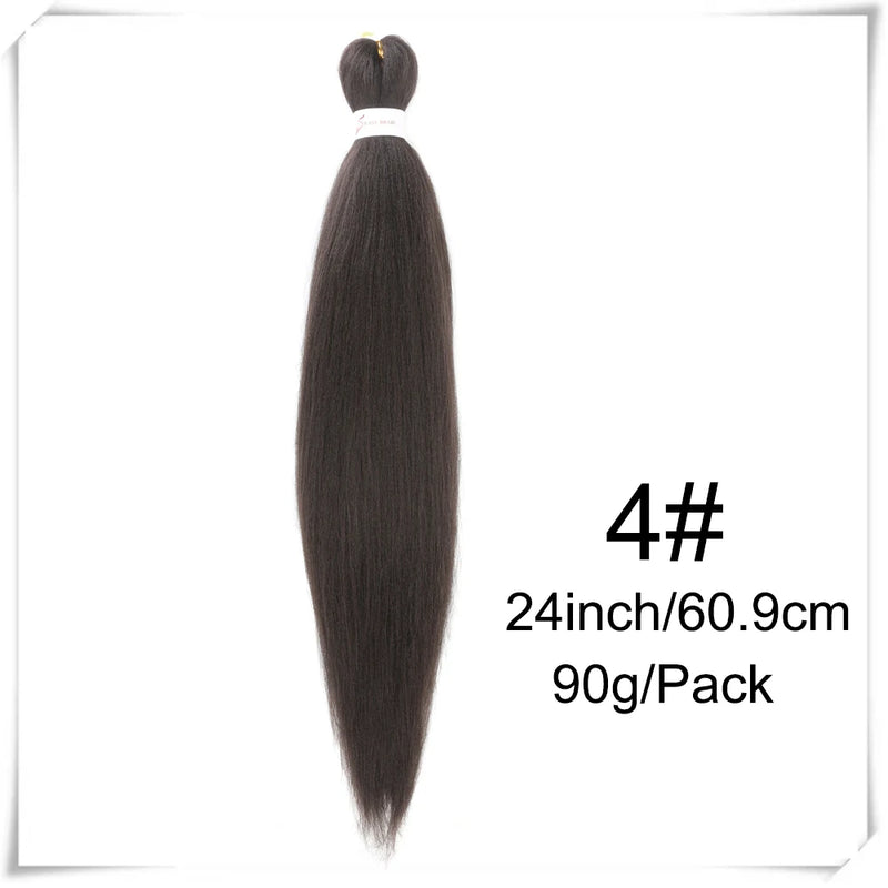 Pre Stretched Braiding Hair 26inch Kanealon for Braids Yaki Straight Synthetic Braids Hair Extension Expressions Braiding Hair