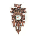Wooden Hanging Wall Clock Bird Alarm Clock Cuckoo Clocks For Home Decoration Quartz Watch Decorative Home Decor