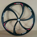 24/26 Inch Aluminum Magnesium Alloy Solid Tire Wheel Hub Bicycle Integrated Wheel Hub Front Wheel Hub Bicycle Accessories