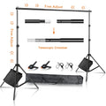 SH Photography Background Backdrop Stand Support Picture Canvas Frame System Kit With Carry Case For Muslin Photo Video Studio