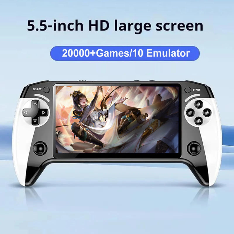 Handheld Game Console 5.5 Inch Screen Retro Gaming Console with 20000+ Games Game Player for Kids & Adults