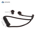 2Pcs Spring Air Tube Coil Acoustic Air Tube Earplug Replacement For Radio Earpiece Headset Walkie Talkie Earphone Coil