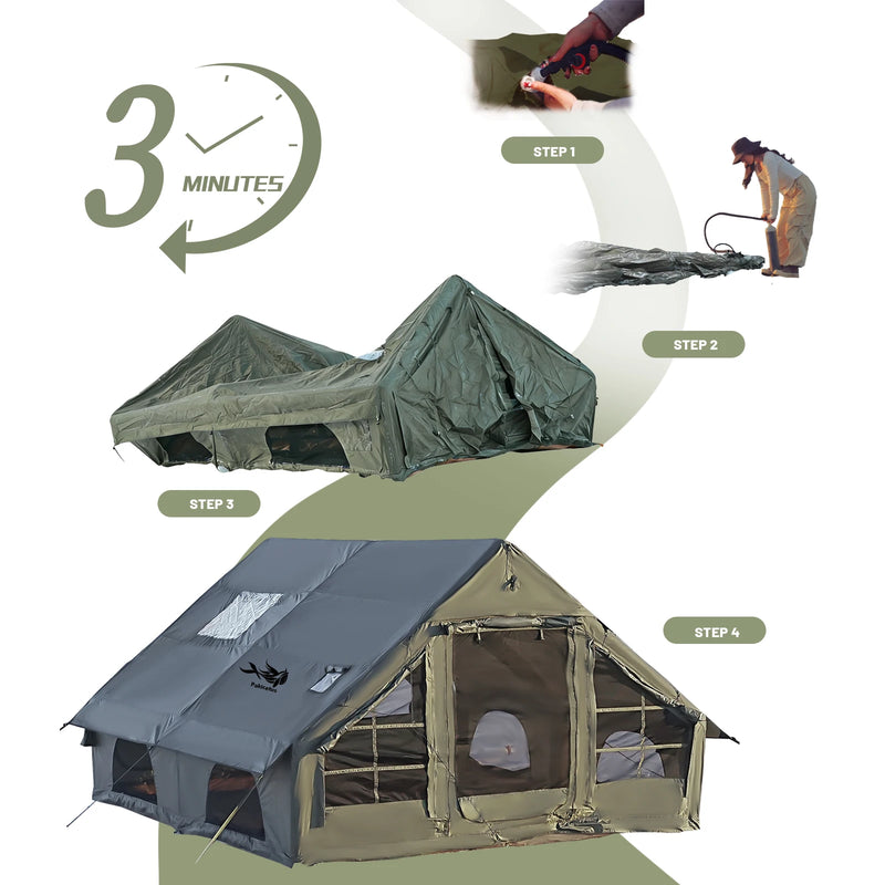 PAKICETUS Upgraded Inflatable Tent, Hunting Visualization | SAMAG