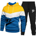Men Autumn Winter Sets Zipper Hoodie Pants Pieces Casual | SAMAG