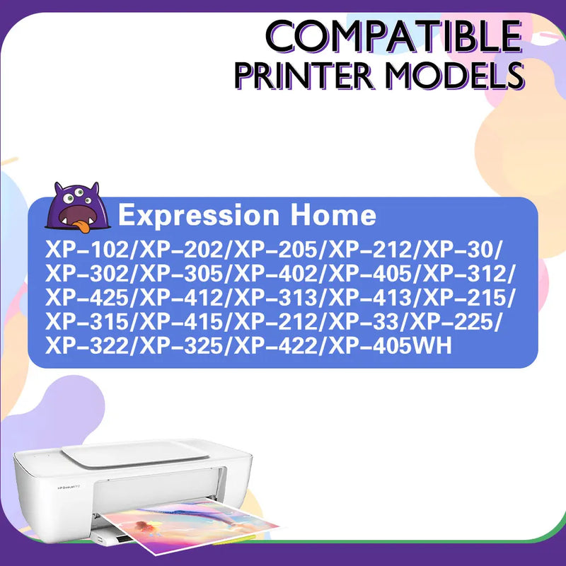 18XL T1811 Ink Cartridge For Epson T18 XL T18XL 1811-1814 Compatible XP302 XP102 202 305 405 205 302 402 415 Printer