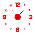 2024 Wall Clock Modern Design Large 3D DIY Quartz Fashion Watch Acrylic Mirror Sticker Living Room Home Decorations Decor Clocks