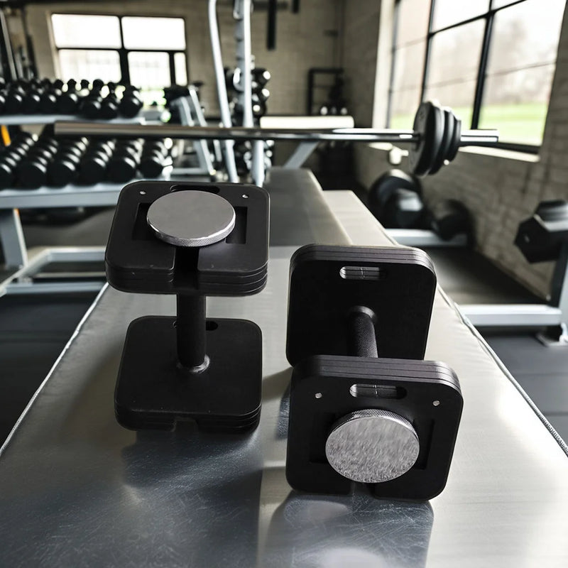 Quick-lock Steel Square Adjustable Dumbbells Set Free | SAMAG