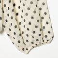 KONDALA Women Trendy Polka Dot Blouse Bow Tie O - Neck - View 6 | SAMAG