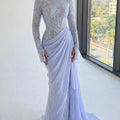 Prom Dress Elegant Vintage Sweet Lilac Mermaid Lace | SAMAG