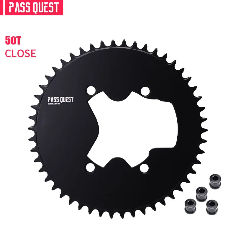PASS QUEST 110 bcd chainring for Shimano dura ace R9100 ULTEGRA r8000 105 r7000 Narrow Wide 54T dishe single road bike plate