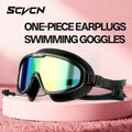 SCVCN Swim Eyewear Full Frame Clear Goggles for Swimming | SAMAG