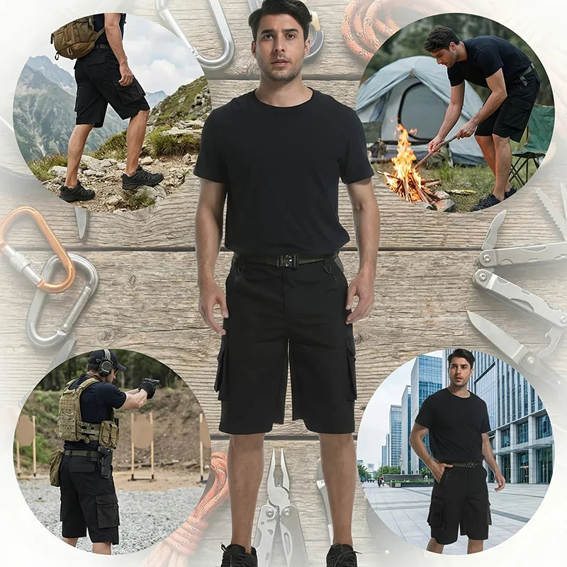 Stretch Tactical Shorts Men Waterproof Outdoor Casual | SAMAG
