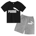 3-12Y Kids Summer Casual Letter Print 2-Piece Set Soft | SAMAG