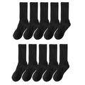 10/20/30Pairs Pure Cotton Men's High Socks Classic Black | SAMAG