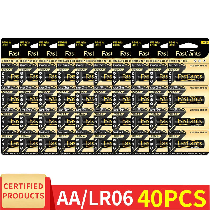 High Quality 1.5V AA LR06 Alkaline Battery Long Lasting Disposable Dry Batteries for Toy Remote Clock Wireless Mouse Keyboard