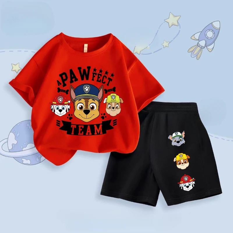 Summer New PAW Patrol Boys' Clothing Sets Children Short - View 2 | SAMAG