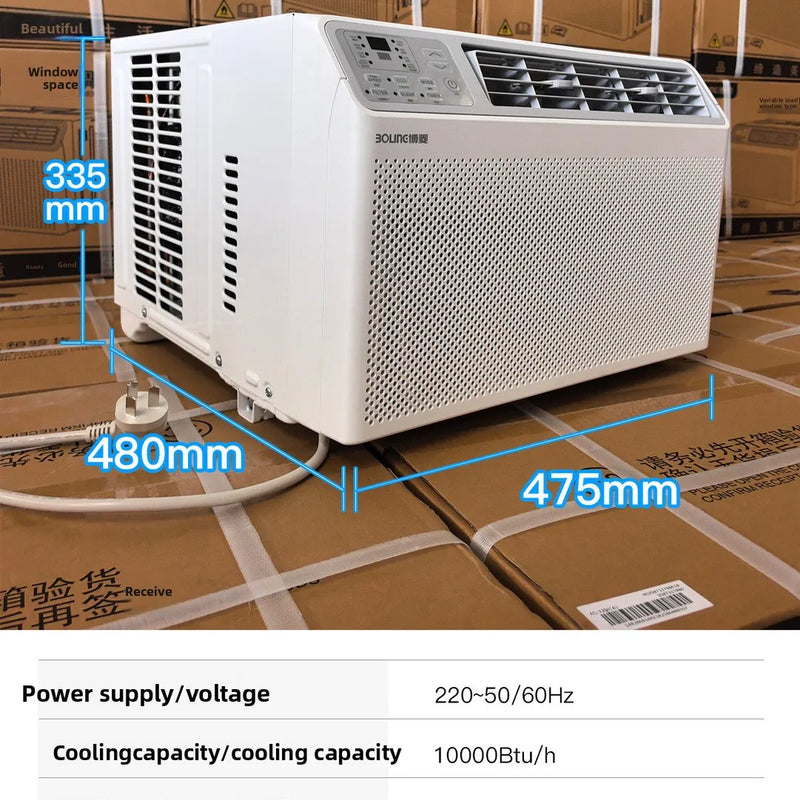 Window-type air conditioners with single cooling are smal
I, 1 HP, 1.5 B, 5000/9000/12000 BTU fixed frequency inve
rter