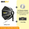 SMDV Flip 32 Quickly Release Parabolic Out Door Softbox for Godox Flash Soft box V1 AD100PRO AD300PRO V860III AD200