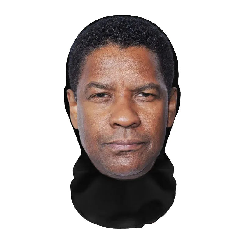 Realistic 3D Mask Full Face for Women Man Cosplay Accessories Mascaras Halloween Masquerade Mesh Headgear
