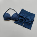 Yoga Set for Women, Fitness, Breathable, Quick Drying Training, Beautiful Back, Gathered Underwear, High Waist, Hip Lifting Shor