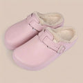 Women's EVA Plush House Slippers Adjustable Straps, Round Toe, Anti-Slip Women's Winter Shoes Suitable for Indoor Outdoor Wear