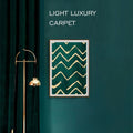 Modern Luxury Rugs Living Room Decoration Home Large Carpet for Bedroom Children's Room Decor Floor Mats Green Porch Doormat