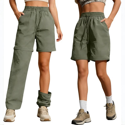 Women Elastic Waist Drawstring Pants Quick Dry Thigh | SAMAG
