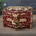 Multi-functional Storage Case with Mirror And Locks 3 Layer Large Metal Jewelry Box Women's Day Gifts for Women