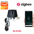 Tuya ZigBee Smart Wireless Control Gas Water Valve Smart Home Automation Control Valve for Gas Work with Alexa,Google Assistant