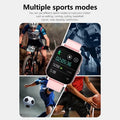 Lenovo 1.83 Waterproof Sport Smart Watch Fitness Tracker Wireless Call Health Monitor Clock Smartwatch for Men Women iOS Android