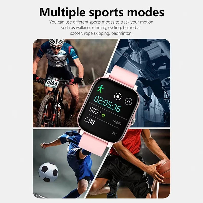 Lenovo 1.83 Waterproof Sport Smart Watch Fitness Tracker Wireless Call Health Monitor Clock Smartwatch for Men Women iOS Android