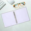A4 3 Ring Binder Sturdy Fabric Covered File Folder for Organizing Papers Presentations Projects At Home Sheet Organizer
