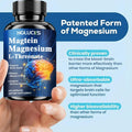 Magnesium L Threonate, for Memory, Focus, Sleep and Cognitive Health Support, Strengthen Muscle, Non-GMO