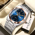 Ultra Thin Fashion Quartz Watch Men Women Minimalist Style Waterproof Luminous Wristwatch Comfortable Strap Daily Office Gift